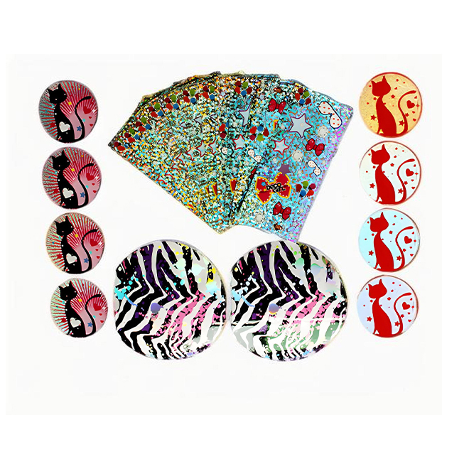 Colorful Laser Stickers