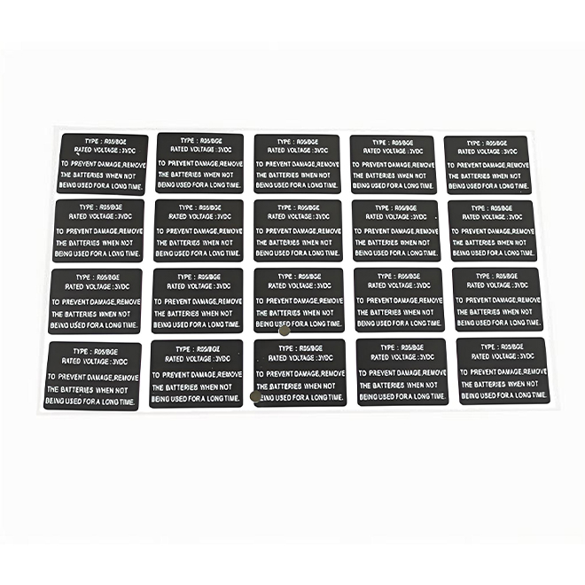 Screen Printing - Nameplate