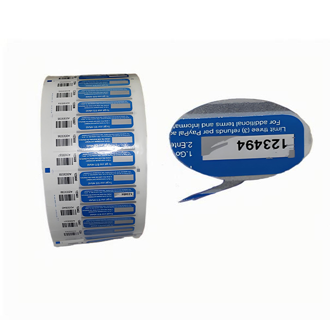 Roll Barcode Scraping Sticker