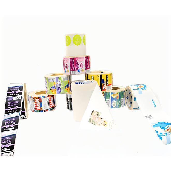 Machine Sticker Roll Pack Adhesive